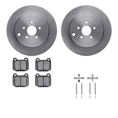Dynamic Friction Co 6612-13055, Rotors with 5000 Euro Ceramic Brake Pads includes Hardware 6612-13055